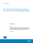 emc vspex para microsoft sql server 2012 virtualizado com vmware