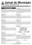 Jornal do Munic&iacute;pio