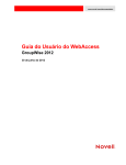 Guia do Usuário do GroupWise WebAccess 2012