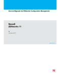 Guia de Migração do ZENworks 11 Configuration