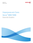 Impressora em Cores Xerox 800/1000