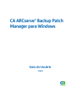 Guia do Usuário do CA ARCserve Backup Patch Manager para