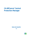 Guia do Usuário do CA ARCserve Central Protection Manager