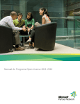 Manual do Programa Open License 2011-2012