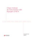 Chassi modular de instrumentos USB Keysight U2781A