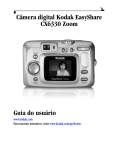 Câmera digital Kodak EasyShare CX6330 Zoom Guia do usuário