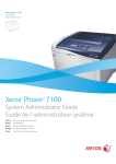 Impressora em Cores Phaser® 7100, guia do administrador