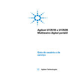 Agilent U1251B e U1252B Multímetro digital portátil