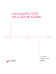 Apresentando o Multímetro RMS OLED real U1253B da Keysight