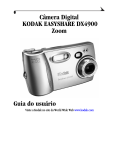 Câmera Digital KODAK EASYSHARE DX4900 Zoom Guia do usuário