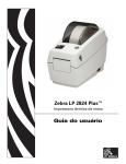 Guia do usuário Zebra LP 2824 Plus™
