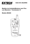 GUIA DO USU&Aacute;RIO Medidor de Umidade/Moisture sem Pino com