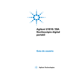 Agilent U1610/20A Osciloscópio digital portátil