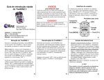 Guia de introdução rápida do ToxiRAE 3 AVISOS