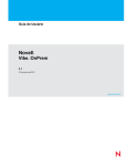 Guia do Usuário do Novell Vibe OnPrem 3.1