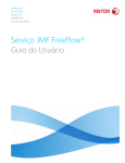 Servi&ccedil;o JMF FreeFlow&reg; Guia do Usu&aacute;rio