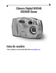 Câmera Digital KODAK DX3600 Zoom Guia do usuário