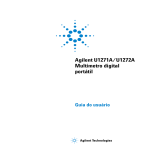 Agilent U1271A/U1272A Multímetro digital portátil