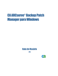 CA ARCserve Backup Patch Manager para Windows Guia do Usuário