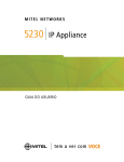 5230 IP Appliance Guia do Usuário