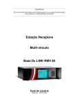 Estação Receptora Multi-vínculo Base Dx LINK RMV-04
