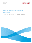 Servidor de Impressão Xerox FreeFlow Guia do Usuário do IPDS IBM