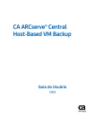 Guia do Usuário do CA ARCserve Central Host
