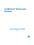 Guia do Usuário do Painel do CA ARCserve Backup para Windows
