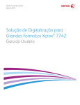 Solução de Digitalização para Grandes Formatos Xerox® 7742