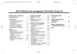 2014 Sistema de navegação Chevrolet Cruze M