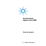 Guia do usuário dos Osciloscópios Agilent série 5000