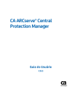 Guia do Usuário do CA ARCserve Central Protection Manager