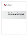 Guia do usuário dos sistemas Polycom HDX para