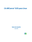 Guia do Usuário do CA ARCserve D2D para Linux