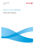 Xerox Color 550/560 Guia do Usuário