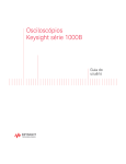 Osciloscópios Keysight série 1000B Guia do usuário