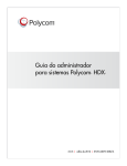 Guia do administrador dos sistemas Polycom HDX, versão 3.0.5