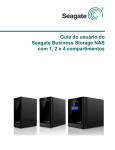 Guia do usuário do Seagate Business Storage NAS com 1, 2 e 4