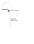 Scanner Sabre 1552 Guia do Usuário
