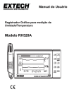 medição de Umidade/Temperatura RH520 Omega