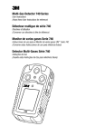 Multi-Gas Detector 740 Series Détecteur multigaz de série 740