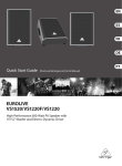 EUROLIVE VS1520/VS1220F/VS1220 Controls