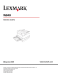 www.lexmark.com Guia do usuário Março de 2005
