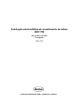 Instalação electrostática de revestimento de cabos ECC 700