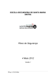 Seguran&ccedil;a - Escola Secund&aacute;ria de Santa Maria