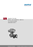 Atuadores 1/4 de volta SQ 05.2 &ndash; SQ 14.2/SQR 05.2 &ndash; SQR 14.2