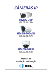 Manual Câmera IP HMEG-70P_HMEG-70DVIR_HMEG-80