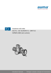 Atuadores multi-voltas SA 07.2 &ndash; SA 16.2/SAR 07.2 &ndash; SAR 16.2