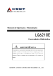 Escavadeira Hidráulica LG6210E Manual de Operação e