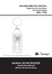 manual de instruções decibelímetro digital msl-1355